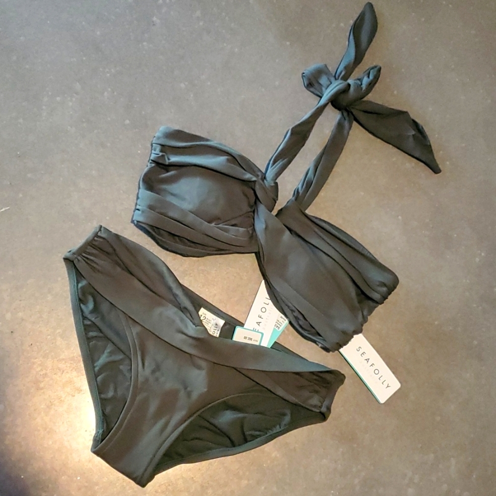 Seafolly Australia Swimsuit Bikini Ivy 8/10 NWT
